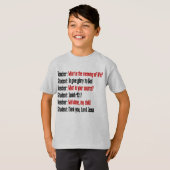 生命アイザイアの43:7のTシャツの意味 Tシャツ (正面フル)