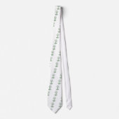 生命カラフルなスクロール木の木の~の根 ネクタイ (正面)