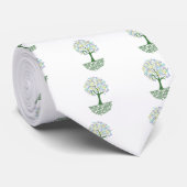 生命カラフルなスクロール木の木の~の根 ネクタイ (ロール)