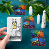 生命カラフル根の木の知識ウィズダム平和 トランプ (インサイチュ)