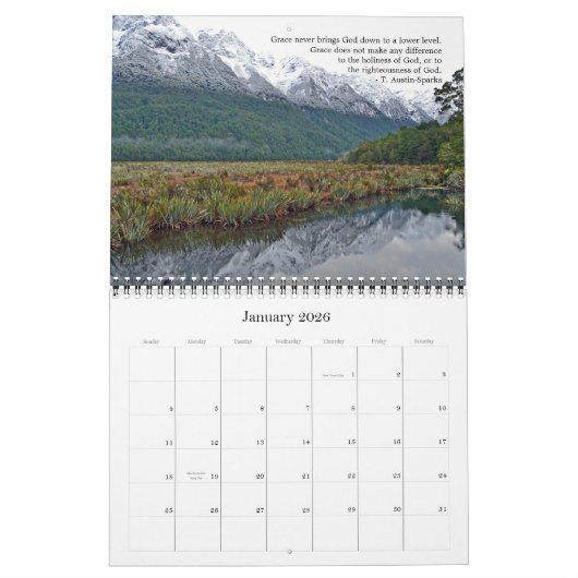 生命カレンダーの選択Cのための引用文 カレンダー (1月 2026)