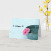 生命カードの禅の最も最高のな事 カード (黄色い花)