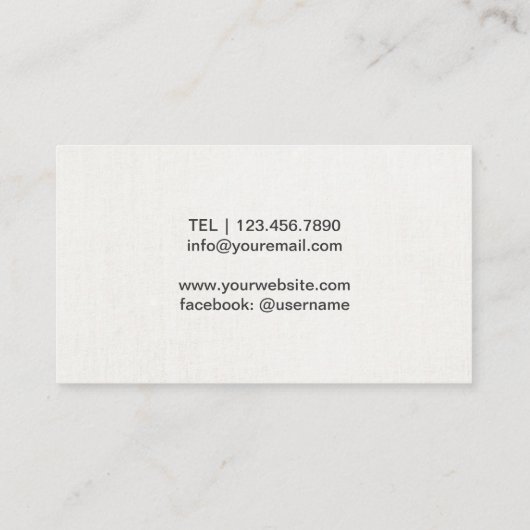 生命コーチの健康のスパのセラピーのエレガントなSucculent 名刺 (裏面)