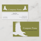 生命コーチの名刺のテンプレート 名刺 (正面/裏面)