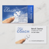 生命コーチの精神的な勧めることのために昇進 名刺 (正面/裏面)