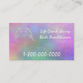 生命コーチの霊気のPractionerの治療師の名刺 名刺 (正面)