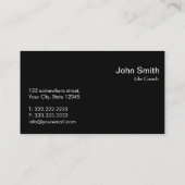 生命コーチレンズの火炎信号QRコード 名刺 (裏面)