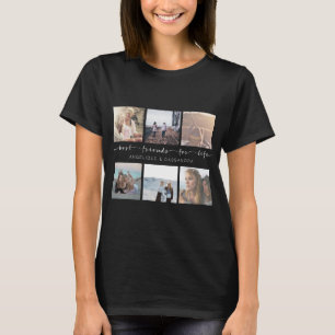 生命タイポグラフィのInstagramの写真のための親友 Tシャツ