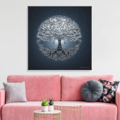 生命ノバブルーの木 キャンバスプリント (インサイチュ (リビング))