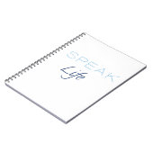 生命ノートを話して下さい ノートブック (左側)