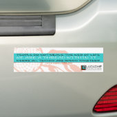 生命バンパーステッカーのBlackChipのくもの巣 バンパーステッカー (車上)