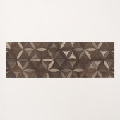 生命パターン-木の質の花 ヨガマット (裏面(横))