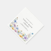 生命フローラ葬儀お祝い スタンダードカクテルナプキン (角)