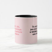 生命マグに成功して下さい マグカップ (中央)