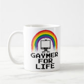 生命マグのためのGaymer コーヒーマグカップ (左)