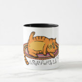 生命マグの上の右足 マグカップ (中央)