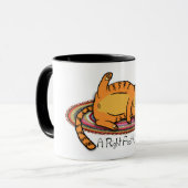 生命マグの上の右足 マグカップ (正面左)