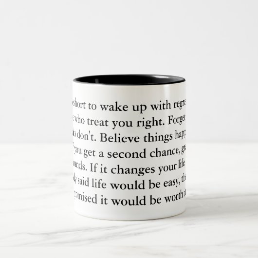 生命マグ ツートーンマグカップ (中央)