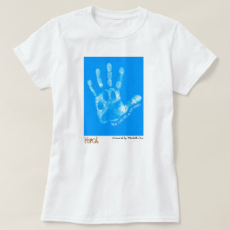 "生命ミシェールコックスによって私達の手に"はあります Tシャツ