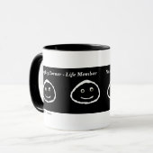 生命メンバー、いけない角のマグ マグカップ (正面左)