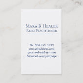 生命ヨガの霊気の占星術の*~*の宇宙花 名刺 (裏面)