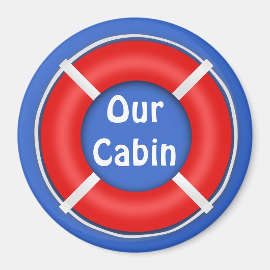 生命リングの明るいStateroomのドアのマーカー マグネット (正面)