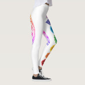 生命レギングのチャクラの花 レギンス (右)