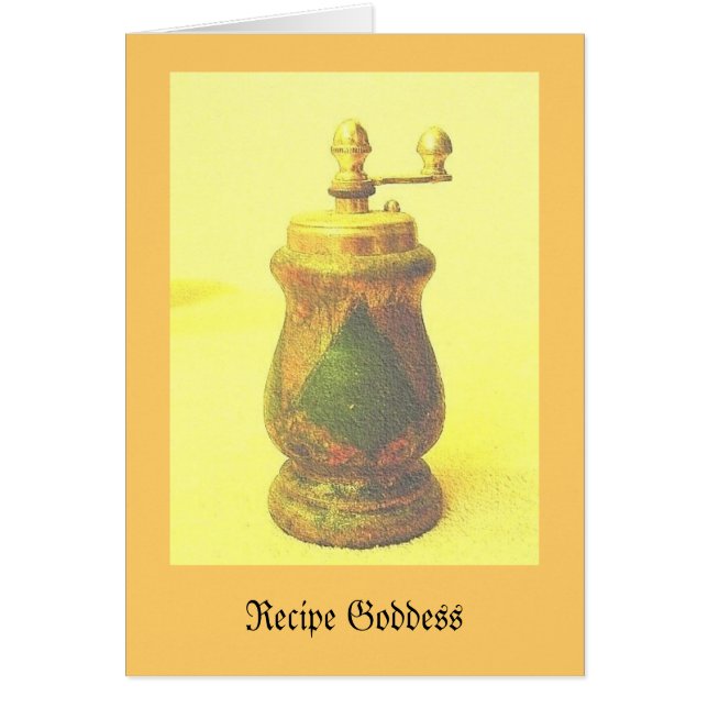 生命レシピカードのスパイス (正面)