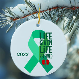 生命与え受腎移植 セラミックオーナメント