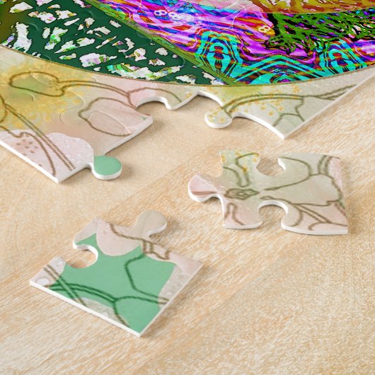 生命世界平和の木 ジグソーパズル (側面)