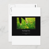 生命保険の明るい面を常に見る。 ポストカード (正面/裏面)