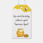 生命保険は付添人になる ギフトタグ (正面)