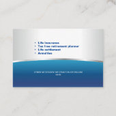 生命保険 名刺 (裏面)