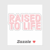 生命信仰とイエスのステッカーに育つ シール (シート)