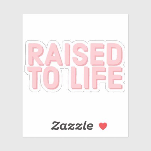 生命信仰とイエスのステッカーに育つ シール (シート)