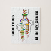 生命倫理は私の遺伝子にある(DNA複製) ジグソーパズル (縦)