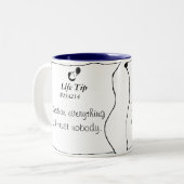 生命先端#254214 ツートーンマグカップ (正面左)