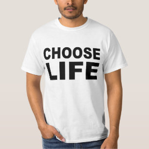 生命八十年代を選んで下さい Tシャツ