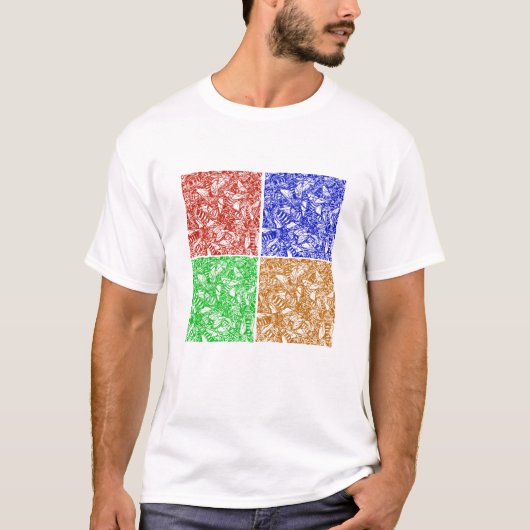生命力あふれる蜂の色 Tシャツ (正面)