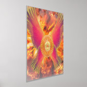 生命力の燃え殻:生命の火を解き放つ 箔ポスター (レイダウン)