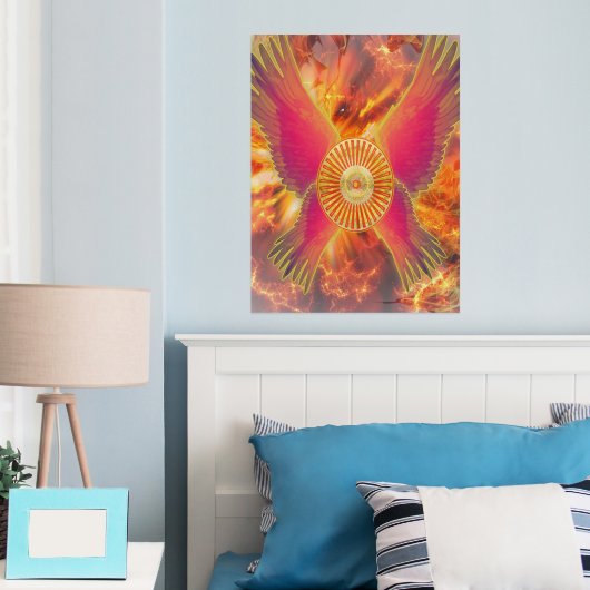 生命力の燃え殻:生命の火を解き放つ 箔ポスター (インサイチュ (寝室))