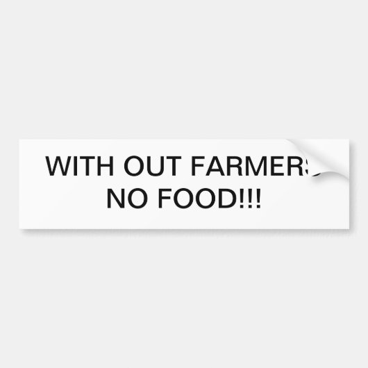 生命力のTシャツ バンパーステッカー (正面)