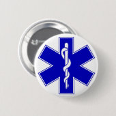 生命医者Pinの星 缶バッジ (正面&裏面)