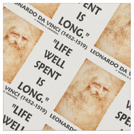 生命十分使いきったレオナルド・ダ・ヴィンチの長い引用文です ファブリック