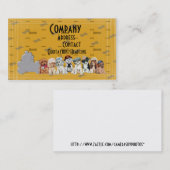 生命名刺の後をつけます 名刺 (正面/裏面)