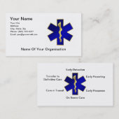 生命名刺の星は、味方されて倍増します 名刺 (正面/裏面)