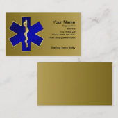 生命名刺の星 名刺 (正面/裏面)