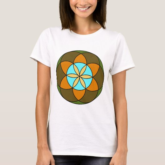 生命地球の種 Tシャツ (正面)