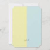 生命変更の退職のパーティの招待状 セーブザデート (裏面)