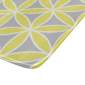 生命大きいPtnの黄色い灰色白の花 カッティングボード (角)